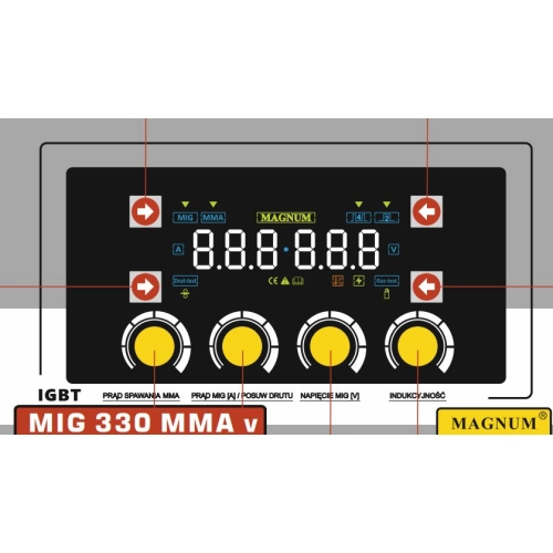 Półautomat spawalniczy Magnum MIG330 MMAV IGBT
